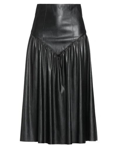 Aniye By Woman Midi Skirt Black Size 8 Polyester