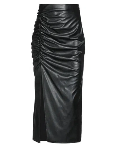 Aniye By Woman Midi Skirt Black Size L Polyester