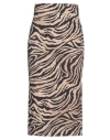 Aniye By Woman Midi Skirt Camel Size 6 Polyester, Elastane In Beige