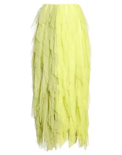 Aniye By Woman Midi Skirt Lime Green Size 6 Polyamide