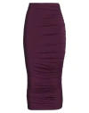 Aniye By Woman Midi Skirt Plum Size 6 Polyamide, Elastane In Purple
