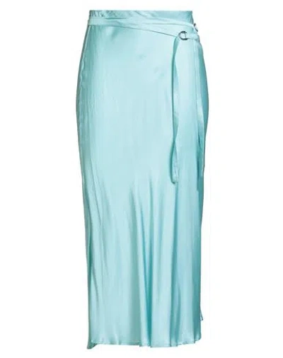 Aniye By Woman Midi Skirt Sky Blue Size 8 Viscose