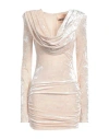 Aniye By Woman Mini Dress Beige Size 8 Polyester, Elastane