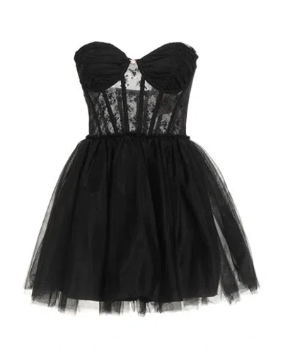 Aniye By Woman Mini Dress Black Size 10 Polyamide, Elastane