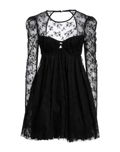 Aniye By Woman Mini Dress Black Size 10 Polyamide, Elastane