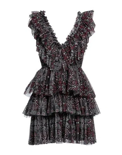 Aniye By Woman Mini Dress Black Size 10 Polyester, Elastane