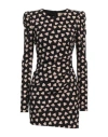 Aniye By Woman Mini Dress Black Size 4 Polyester, Elastane