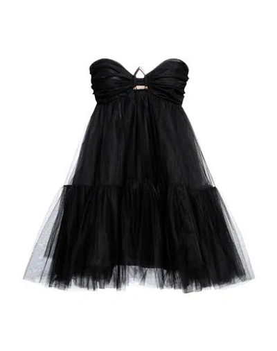 Aniye By Woman Short Dress Black Size 6 Polyamide