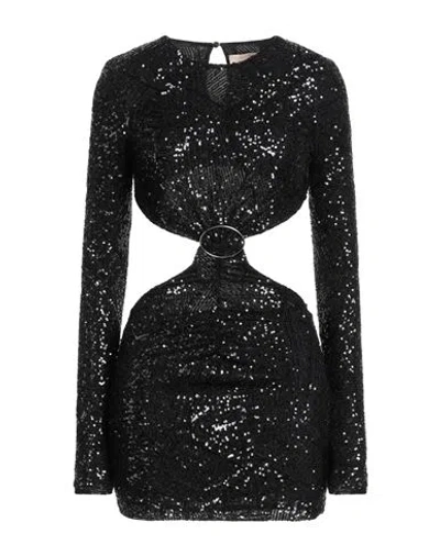Aniye By Woman Mini Dress Black Size 6 Polyester, Elastane