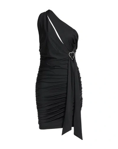Aniye By Woman Mini Dress Black Size 6 Polyester, Elastane