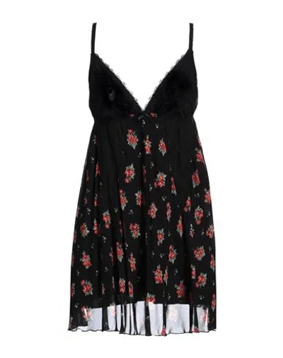 Aniye By Woman Mini Dress Black Size 4 Viscose, Polyamide, Elastane, Polyester