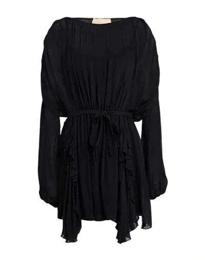 Aniye By Woman Mini Dress Black Size 6 Viscose, Polyester