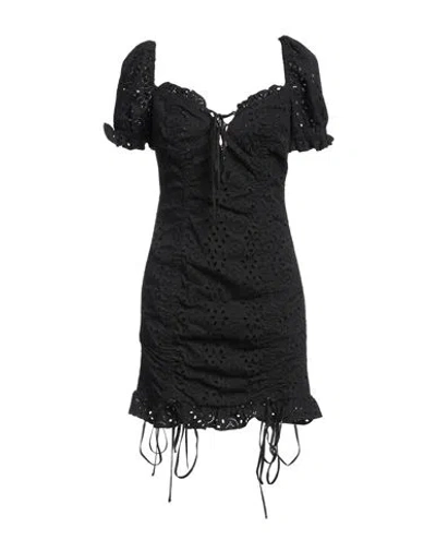 Aniye By Woman Mini Dress Black Size 8 Cotton