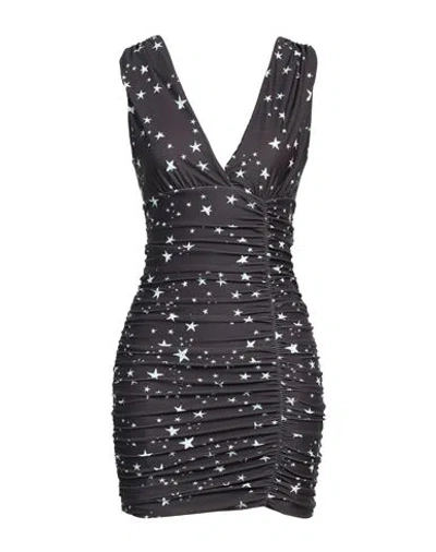 Aniye By Woman Mini Dress Black Size 6 Polyester, Elastane