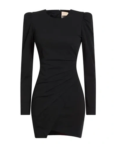Aniye By Woman Mini Dress Black Size 8 Polyester, Elastane