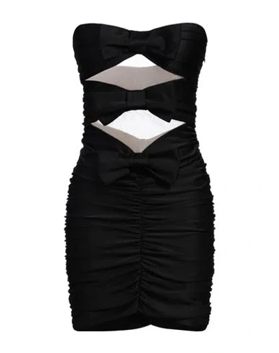 Aniye By Woman Mini Dress Black Size 8 Polyester, Elastane