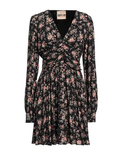 Aniye By Woman Mini Dress Black Size 8 Viscose
