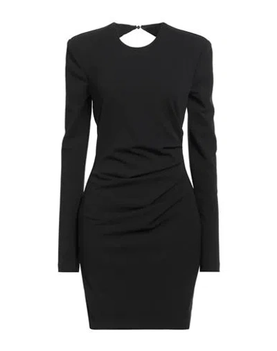 Aniye By Woman Mini Dress Black Size L Polyester, Elastane