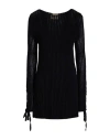 Aniye By Woman Mini Dress Black Size M Cotton In Black