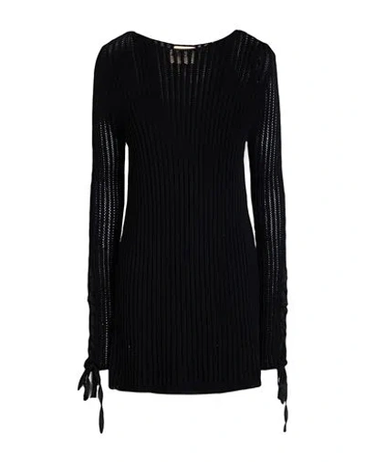 Aniye By Woman Mini Dress Black Size M Cotton