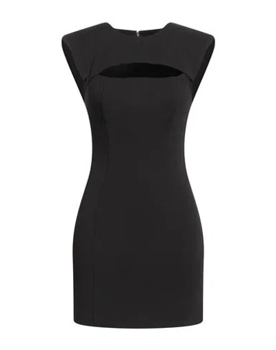 Aniye By Woman Mini Dress Black Size M Polyester, Elastane