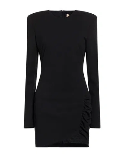 Aniye By Woman Mini Dress Black Size M Polyester, Elastane