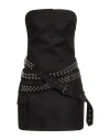 Aniye By Woman Mini Dress Black Size M Polyester, Viscose, Elastane