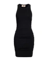 Aniye By Woman Mini Dress Black Size S Polyester, Elastane In Black