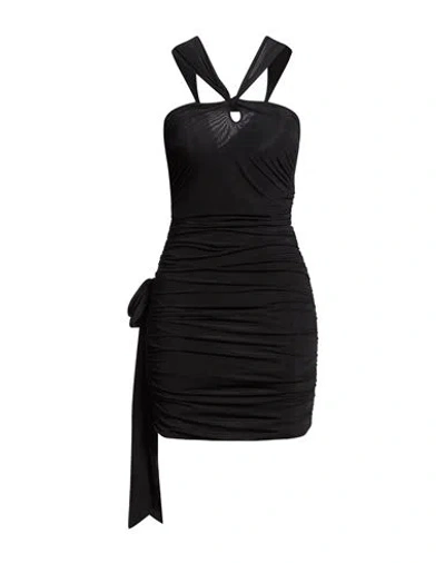 Aniye By Woman Mini Dress Black Size S Polyester, Elastane