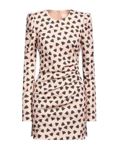 Aniye By Woman Mini Dress Blush Size 8 Polyester, Elastane In Pink