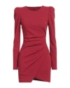 Aniye By Woman Mini Dress Burgundy Size 4 Polyester, Elastane In Red