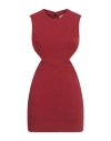 Aniye By Woman Mini Dress Burgundy Size 6 Polyester, Elastane In Red