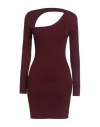 Aniye By Woman Mini Dress Burgundy Size M Viscose, Polyester