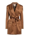 Aniye By Woman Mini Dress Camel Size 6 Polyester, Elastane In Beige