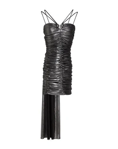 Aniye By Woman Mini Dress Charcoal Size 6 Polyester, Elastane In Gray