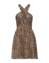 Aniye By Short Dresses In Brown
