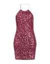 Aniye By Woman Mini Dress Fuchsia Size 8 Polyester, Elastane In Pink