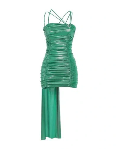 Aniye By Woman Mini Dress Green Size 8 Polyester, Elastane