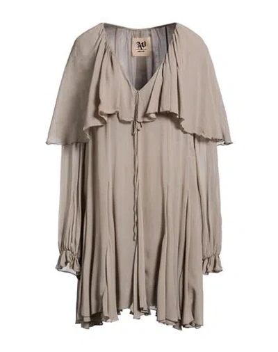 Aniye By Woman Mini Dress Grey Size S Viscose In Gray