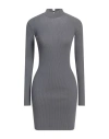 Aniye By Woman Mini Dress Grey Size S Viscose, Polyester