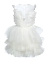 Aniye By Woman Short Dress Ivory Size 8 Polyamide In White