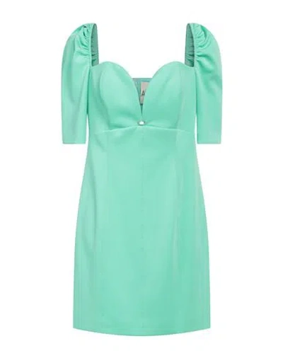 Aniye By Woman Mini Dress Light Green Size 10 Polyester, Elastane