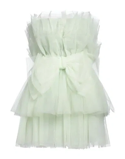 Aniye By Woman Mini Dress Light Green Size 8 Polyamide