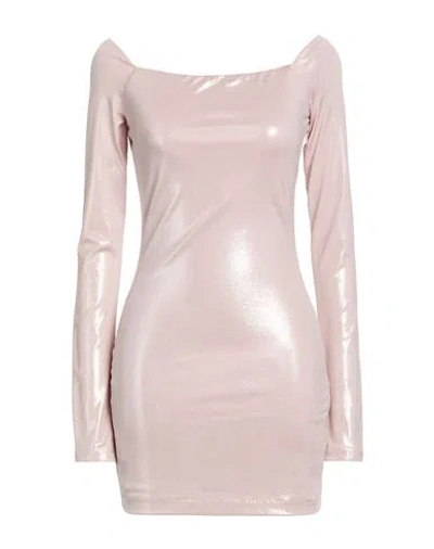 Aniye By Woman Mini Dress Light Pink Size 8 Polyester, Elastane