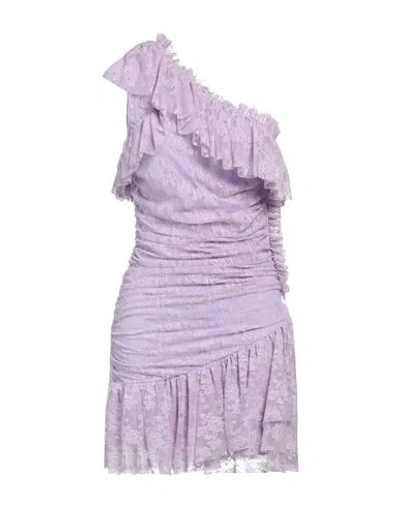 Aniye By Woman Mini Dress Lilac Size 10 Polyamide, Elastane In Purple
