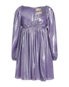 Aniye By Woman Mini Dress Lilac Size 6 Polyester In Purple