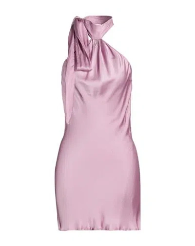 Aniye By Woman Mini Dress Lilac Size M Viscose In Purple
