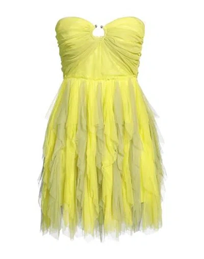 Aniye By Woman Mini Dress Acid Green Size 10 Polyamide