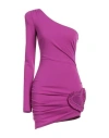 Aniye By Woman Mini Dress Mauve Size 8 Polyester, Elastane In Purple
