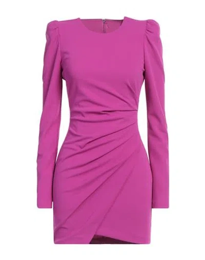 Aniye By Woman Mini Dress Mauve Size 4 Polyester, Elastane In Purple